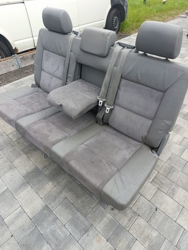 VW T5 T5 LIFT T6 Sitz trzyosobowa MULTIVAN TROJKA Leder z alkantara