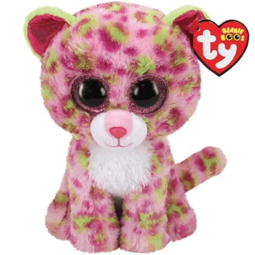 Шапка Beanie Boos Leopard рожева Lainey 24см