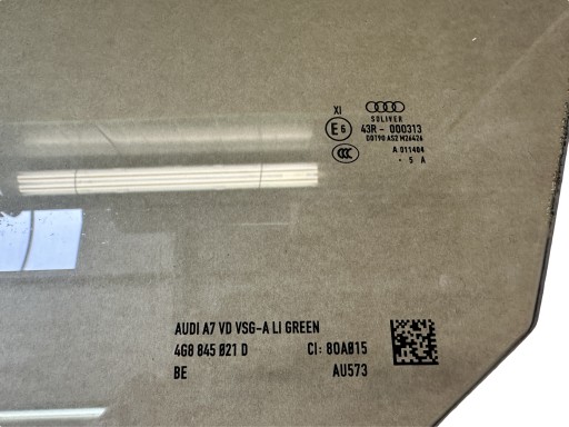AUDI A7 4G window left front PODWOJNA 2015R