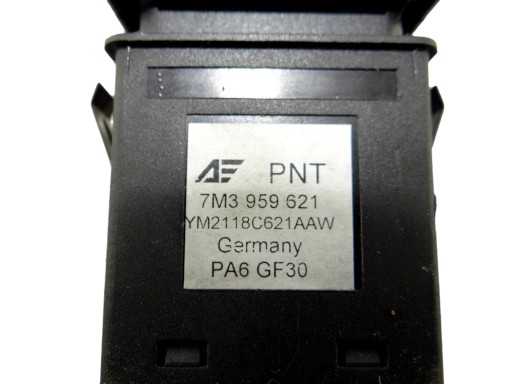 switch OGRZEWANIA windows SEAT ALHAMBRA 7M3 959 621
