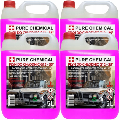 РАДИАТОРНАЯ ЖИДКОСТЬ G12 G12+ ОХЛАЖДАЮЩАЯ ЖИДКОСТЬ -35C 20л