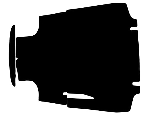 ЧЕРНЫЕ автоковрики для Trabant 500/600