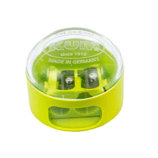 Точило ручне подвійне з кум контейнером Відтінки синього