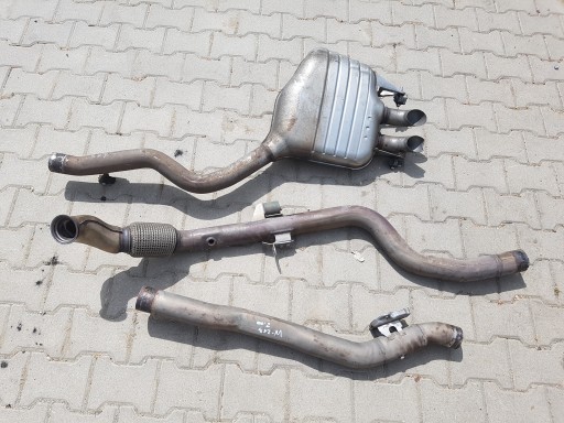 MERCEDES W213 TLUMIK KONCOWY scarico KOMPLET