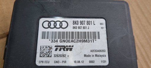 A5 8T LIFT S5 module control unit electric brake 8K0907801L A4 B8 Q5