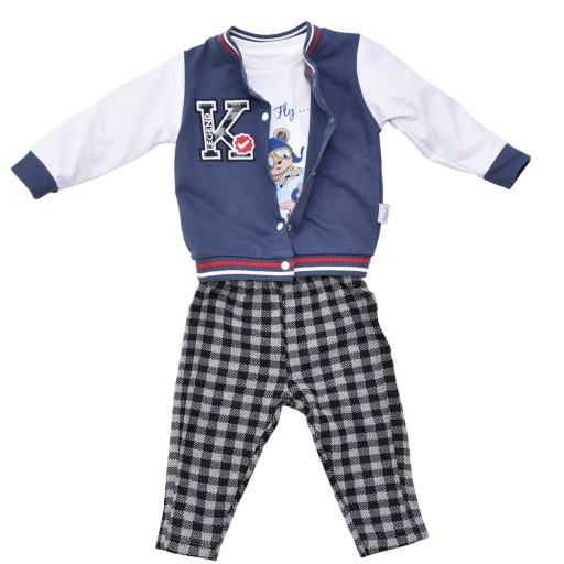 Дитячий набір KIDEXS 80 різнокольоровий 3 шт