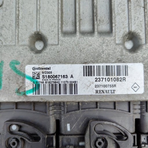 centralina motore ECU CONTINENTAL SID305 NISSAN JUKE 1.5 DCI 237101082R