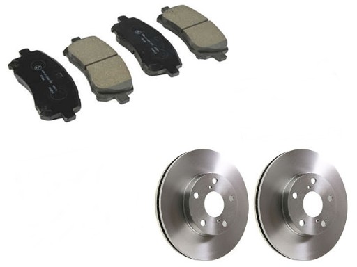 Диски + колодки фронт Forester і Impreza II Legacy