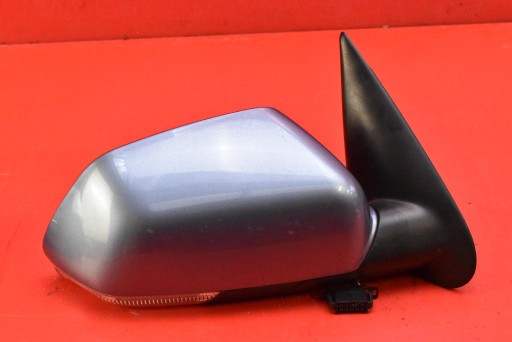 mirror right blue EU 014245 SKODA OCTAVIA 2 II 04-08 8 PIN