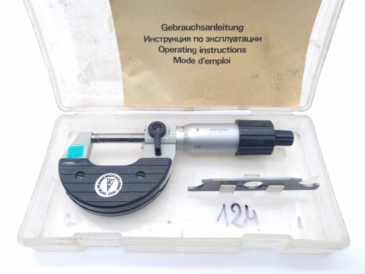 Зовнішній мікрометр MMZb 0-25 FWP