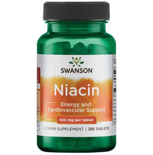 Swanson Niacín 100mg 250tab NIACIN VITAMIN B3