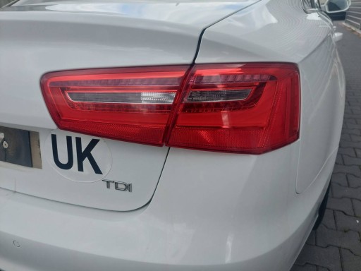complete rear part AUDI A6 C7 LY9C trunk door boot bumper rear part SLINE lights LED