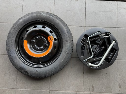 FIAT 500 roue roue de secours roue de secours roue de secours lève vitre levier de vitesse montage S135/80R14
