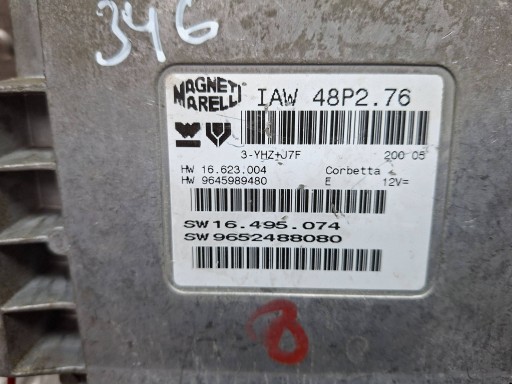Centralina Motore IAW48P276 9652488080 9645989480 PEUGEOT 206 C3 1.1 8V