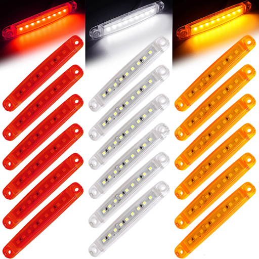 010 - 30ШТ 9LED ГАБАРИТНІ ВОГНІ ГАБАРИТНІ ВОГНІ 12V