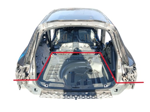 rear panel sump PEUGEOT 508 II SW KOMBI LAK: EVL (18-23)