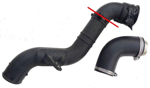 1366079J50 - FIAT SEDICI 1.9 D ТРУБА ТУРБО ШЛАНГ ИНТЕРКУЛЕРА