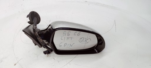 mirror right front AUDI A6 C6 LIFT UK 6 PIN LZ9Y