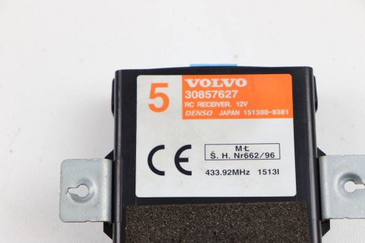 VOLVO S40 and V40 module control unit of a lock central 30857627