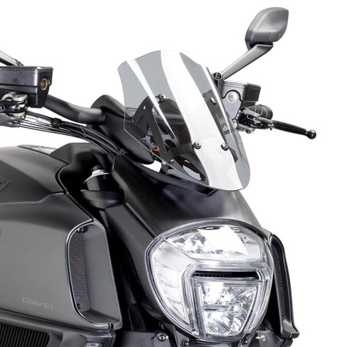 7592H - PUIG ВЕТРОВОЕ СТЕКЛО ОБТЕКАТЕЛЬ DUCATI DIAVEL 2014-2018 (СПОРТ)