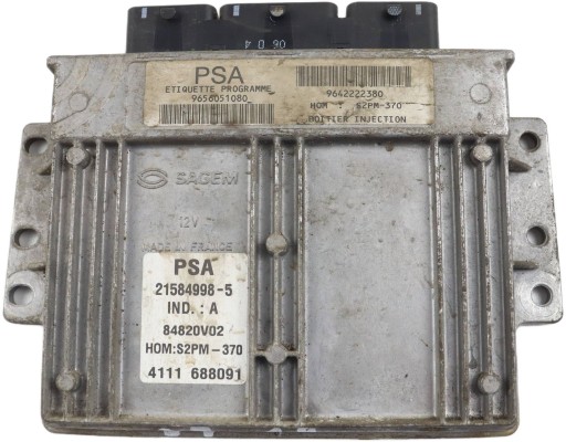 CITROEN C3 e C2 modulo Centralina Motore 1.4 8V 9642222380 9656051180
