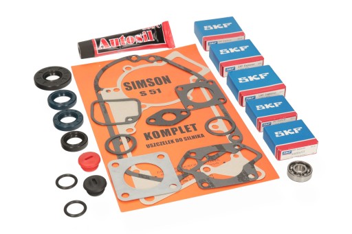 77097 - Подшипники + СИМЕРИНГИ SKF KPL двигатель SIMSON S51 SR50