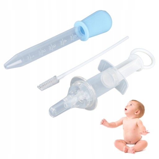 Шприц для годування дитини прозорий