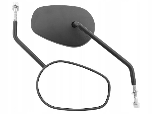 LU-291 - ДЗЕРКАЛО ЗАДНЬОГО ВИДУ ЧОРНИЙ МАТОВИЙ HARLEY DAVIDSON HD 8MM