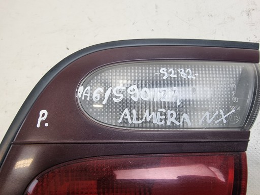 light rear right to the bonnet LIFT 3D OE BA75EB18 NISSAN ALMERA N15
