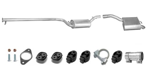 FORD FOCUS MK1 1.8 TDI TDCi хетч. ГЛУШНИК ГЛУШНИКИ