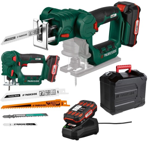 2 в 1 лобзик и аккумуляторная сабельная пила