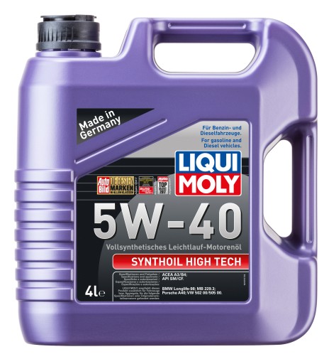 5W-40 SYNTHOIL HIGH TECH OIL 4л LIQUI MOLY 2194