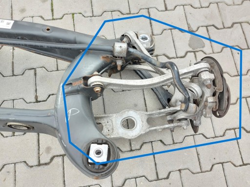 MERCEDES W213 E300de Kombi swing arm rear part right