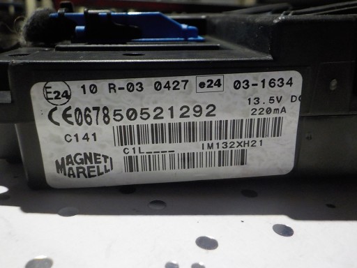 ALFA ROMEO MITO BSM BSI modul BLUE ME 50521292 BLUE ME
