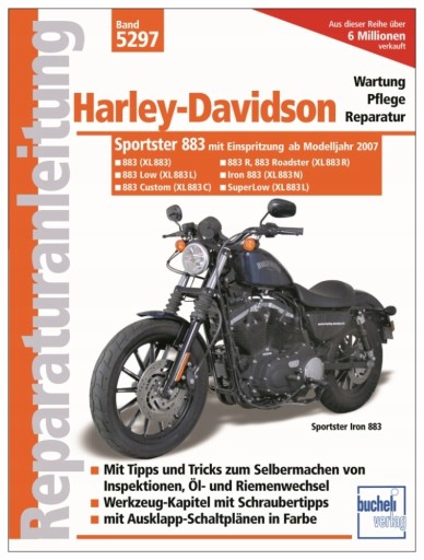Harley-Davidson Sportster 883 2007-2012 інструкція