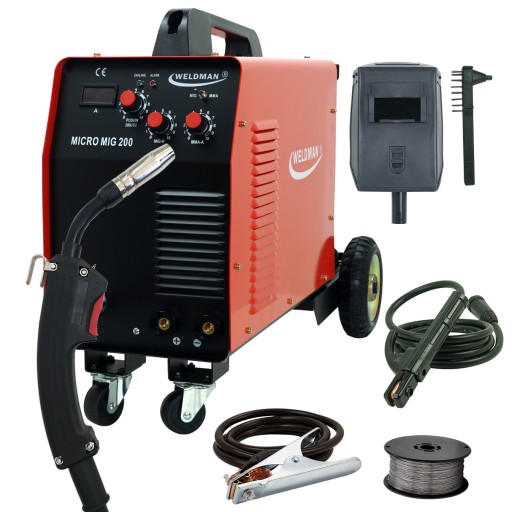 Сварочный аппарат MIGOMAT 200 MMA MIG MAG IGBT FLUX Kit