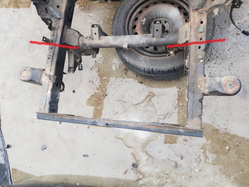 MITSUBISHI L200 07R рамка передня зона роздавлювання