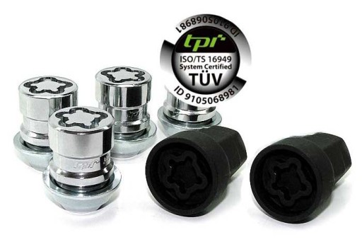 12X1. 5 VOLVO хромированные кованые гайки