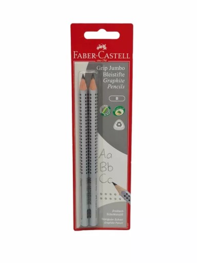 ОЛІВЕЦЬ FABER CASTELL GRIP JUMBO 2ШТ.