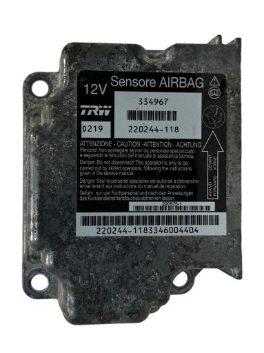 Ferrari 488 spider module контролер airbag ебу 334967