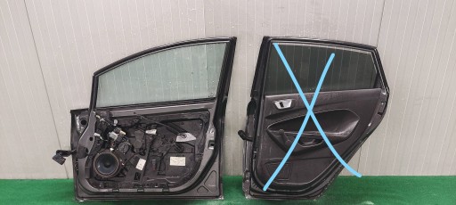 door right front FORD FIESTA MK7 LAK: QF