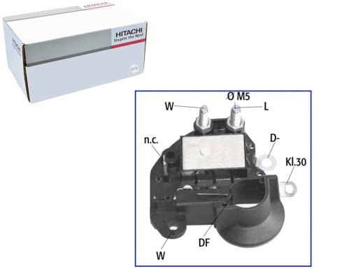 130796 - РЕГУЛЯТОР НАПРУГИ FIAT BRAVO BRAVA HITACHI