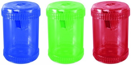 Точилка ручна одинарна з контейнером Donau Shades of blue