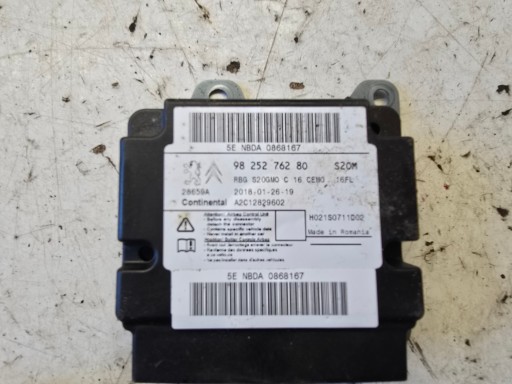OPEL CROSSLAND X modulo SENSOR airbag 9825276280
