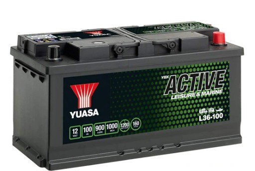 L36-100 - Батарея Yuasa Marine 100ah для лодки RV L36