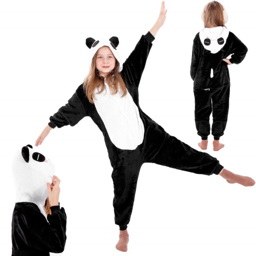 PYŽAMO KIGURUMI OVERAL PANDA 120 cm ONESIE JEDNODIELNE PRE DETI