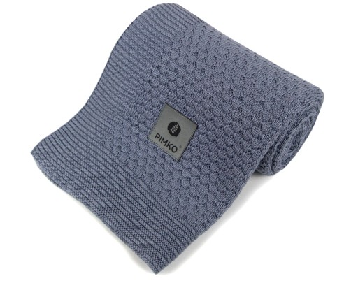 Ковдра Pimko 80х100см відтінки сірий і сріблястий