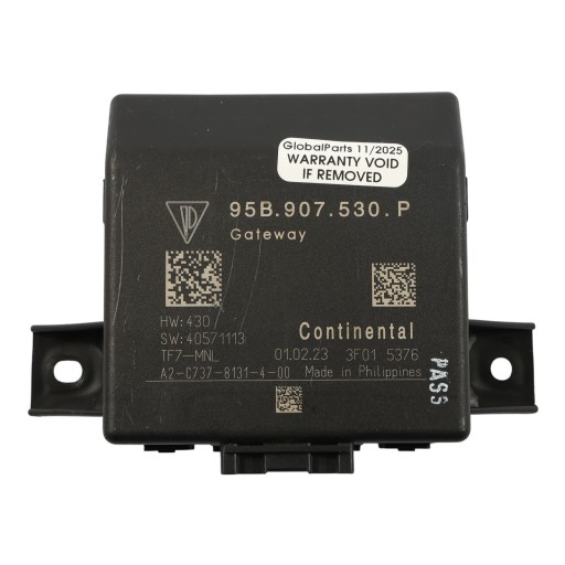 95B907530P - Porsche macan 95b модуль воріт кузова ecu блок керування 95b907530l