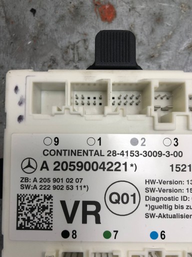 module control unit door right front MERCEDES W205 A2059004221