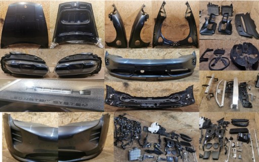 9J1941059D 9J1941060D - ИДЕАЛЬНЫЙ КОМПЛЕКТ. ПЕРЕДНЯЯ ЧАСТЬ PORSCHE TAYCAN TURBO MATRIX SPORT DESIGN 1